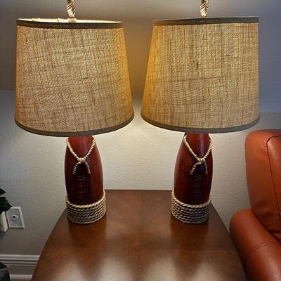 Red Nautical Table Lamps