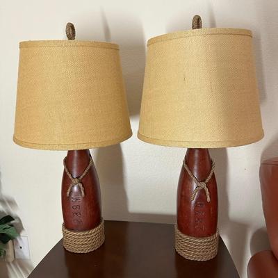 Red Nautical Table Lamps