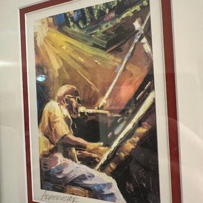 SIGNED Jazz & Lucky Dog New Orleans Framed Prints (2)