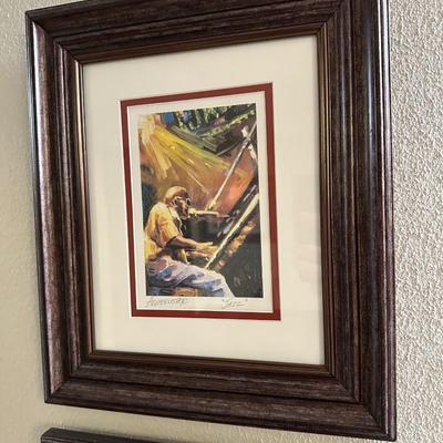 SIGNED Jazz & Lucky Dog New Orleans Framed Prints (2)