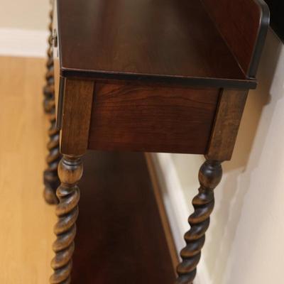 Bombay Company Barley Twist Oak Console