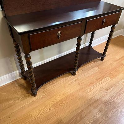 Bombay Company Barley Twist Oak Console