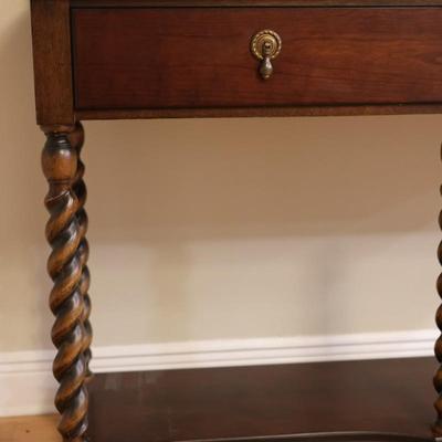 Bombay Company Barley Twist Oak Console