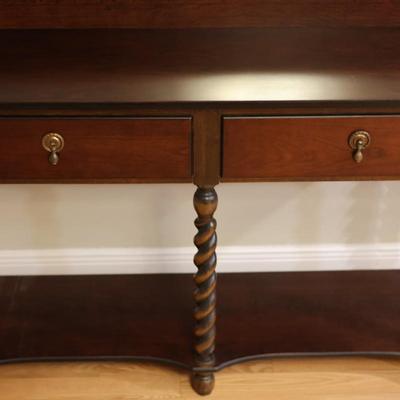Bombay Company Barley Twist Oak Console