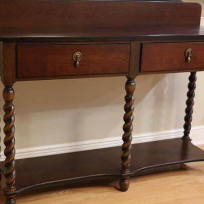 Bombay Company Barley Twist Oak Console