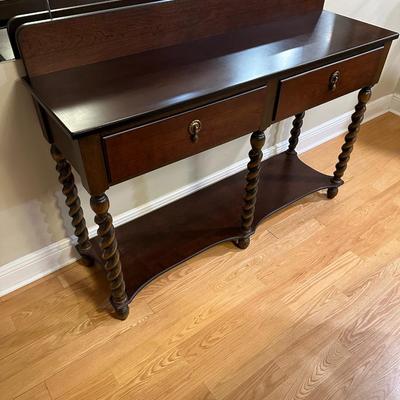 Bombay Company Barley Twist Oak Console