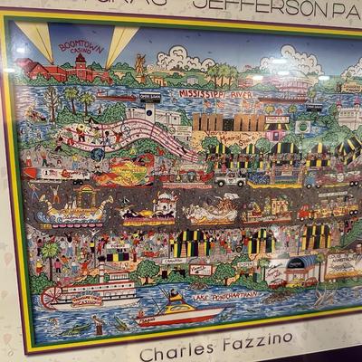 Jefferson Parish Mardi Gras Framed Print
