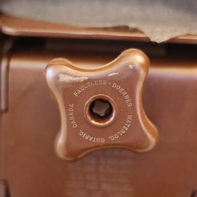 Vintage Cane and Wooden Office Chair