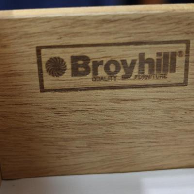 BROYHILL Pine Two Drawer Night Stand