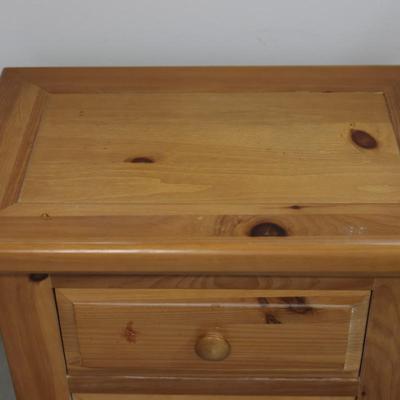 BROYHILL Pine Two Drawer Night Stand