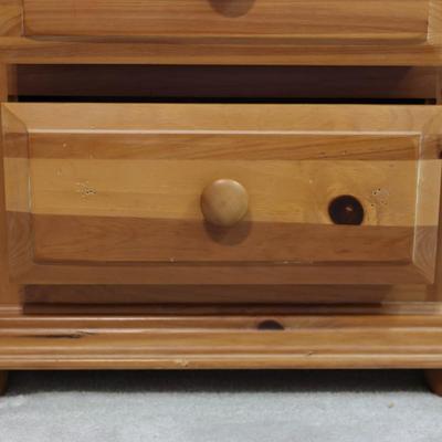 BROYHILL Pine Two Drawer Night Stand