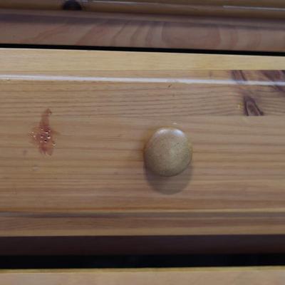 BROYHILL Pine Two Drawer Night Stand