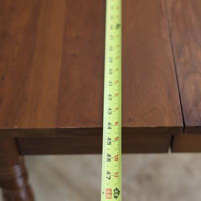 Vintage Solid Wood Drop Leaf Table