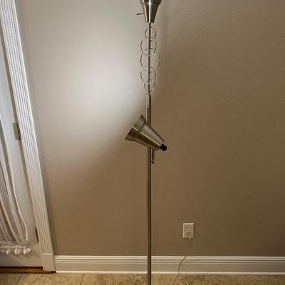 Brushed Metal Floor Lamp