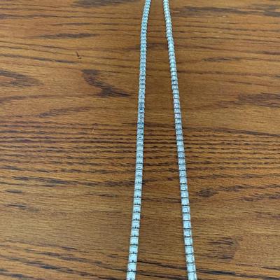 Vintage Dangling Rhinestone necklace