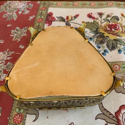 Vintage Brass Trinket Box