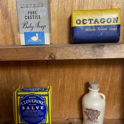 Repurposed Washboard Cabinets and Knick Knacks (pair)