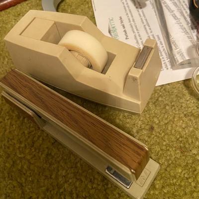 Office Supplies and Magnifying Glass Lot