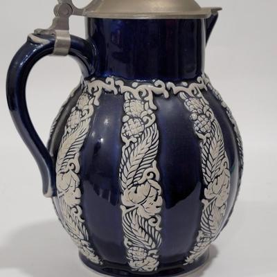 Early 1900s German pitcher / jug. Stoneware?