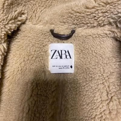 Faux leather coat by Zara - xs