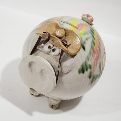 Handmade pottery or stoneware? Piggy bank