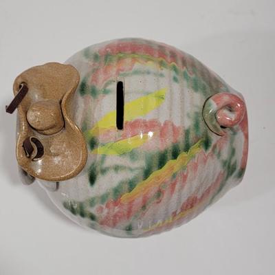 Handmade pottery or stoneware? Piggy bank