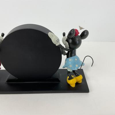 -98- CLOCK | Mickey Mouse & Minnie Mouse Desk Clock
