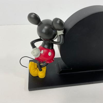 -98- CLOCK | Mickey Mouse & Minnie Mouse Desk Clock