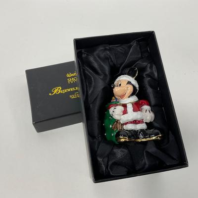-99- DEPT56 | Bejeweled Collection Santa Mickey Jeweled Box