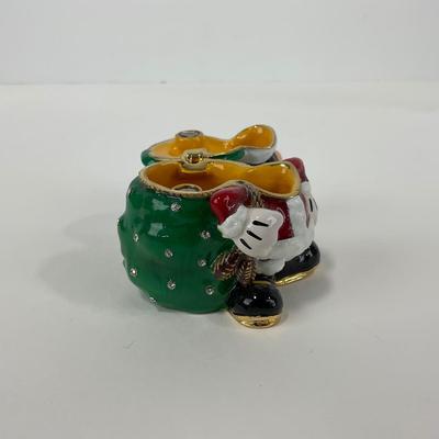 -99- DEPT56 | Bejeweled Collection Santa Mickey Jeweled Box