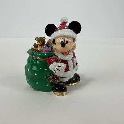 -99- DEPT56 | Bejeweled Collection Santa Mickey Jeweled Box