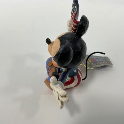 -101- JIM SHORE | Enesco Patriotic Mickey Mouse Figure