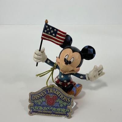 -101- JIM SHORE | Enesco Patriotic Mickey Mouse Figure