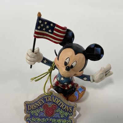 -101- JIM SHORE | Enesco Patriotic Mickey Mouse Figure