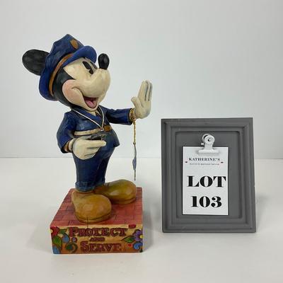 -103- JIM SHORE | Enesco â€œProtect And Serveâ€ Figure | New With Tags