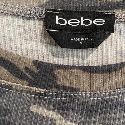 Camo. Dress by Bebe - small