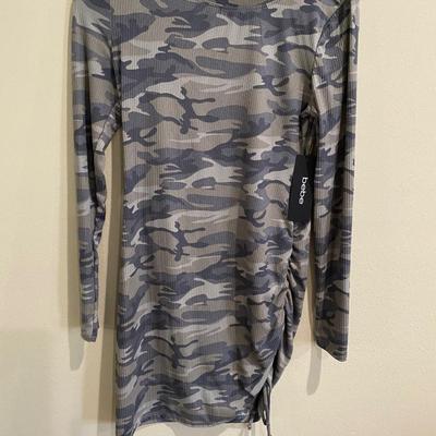 Camo. Dress by Bebe - small
