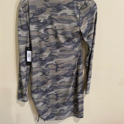 Camo. Dress by Bebe - small