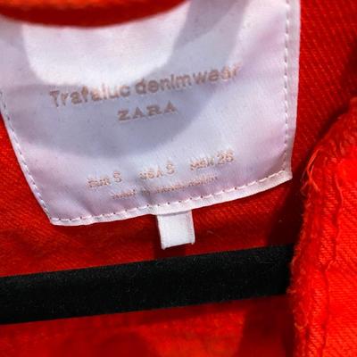 Distressed red jacket by Zara - small