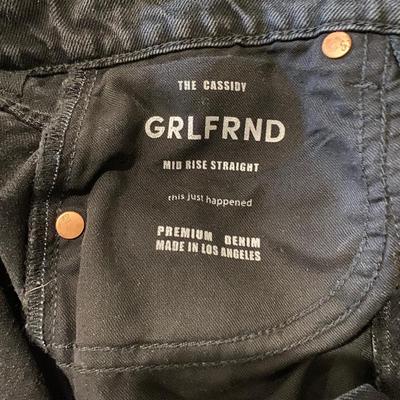 Grlfrnd - the Cassidy - mid rise straight - size 23