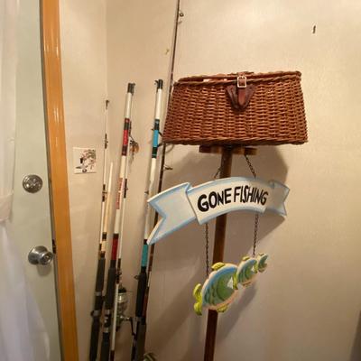 Fishing Lot #2: Fishing Poles and Accessories
