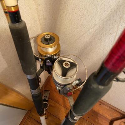 Fishing Lot #2: Fishing Poles and Accessories