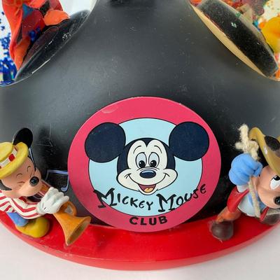 -115- HOME | Mickey Mouse March Ears Club | Musical Water Snow Globe