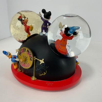 -115- HOME | Mickey Mouse March Ears Club | Musical Water Snow Globe