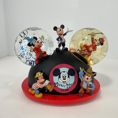 -115- HOME | Mickey Mouse March Ears Club | Musical Water Snow Globe