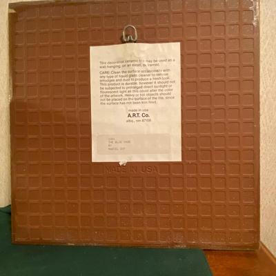 Valentine's Glassware and Ceramic Tile Lot