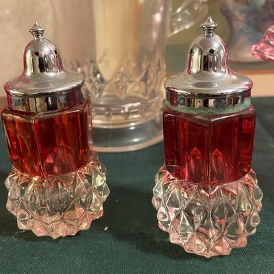 Valentine's Glassware and Ceramic Tile Lot