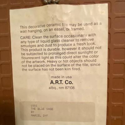 Valentine's Glassware and Ceramic Tile Lot