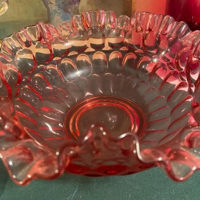 Valentine's Glassware and Ceramic Tile Lot
