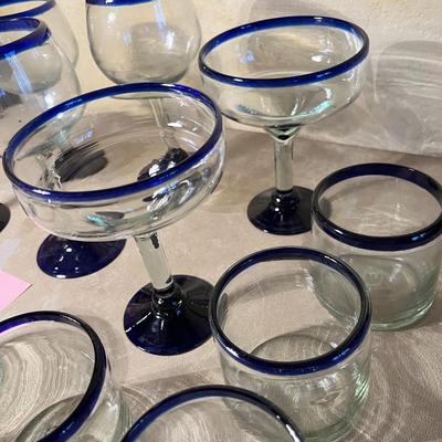 Mexican Glass bar ware